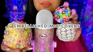 Asmr Scratching On New Embellished Mic Covers - Super Tingly