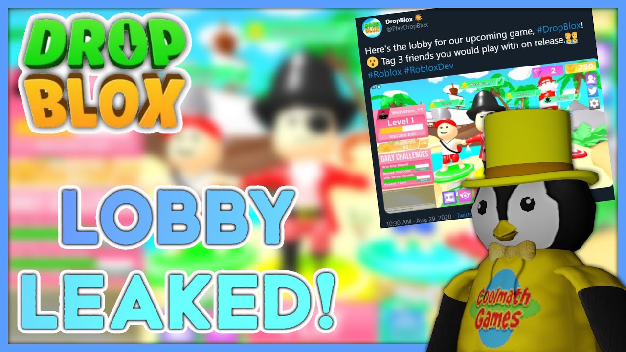 Drop Blox Lobby Leaked Roblox Drop Blox Youtube - roblox place leaked