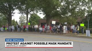 Parents protest against possible mask mandate in Greenville County