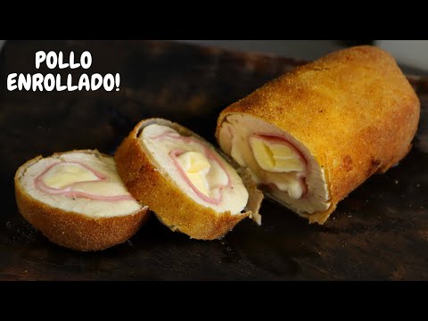 A Classic CHICKEN ROULADE with Mushroom Sauce | Cordon Bleu | Abelca