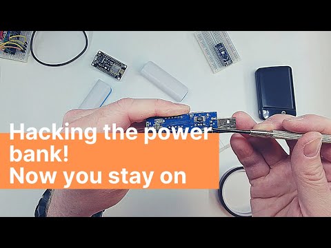 Modding USB Power Banks to Overwrite Auto-Off