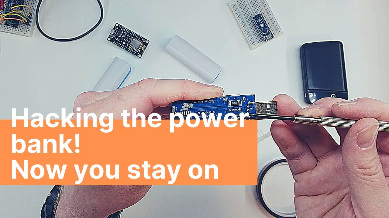 Modding USB Power Banks to Overwrite Auto-Off 