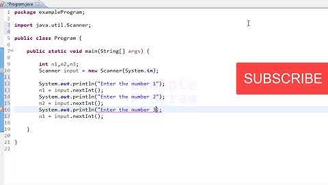 Java Example Program to find the Largest among 3 Numbers Entered by the user