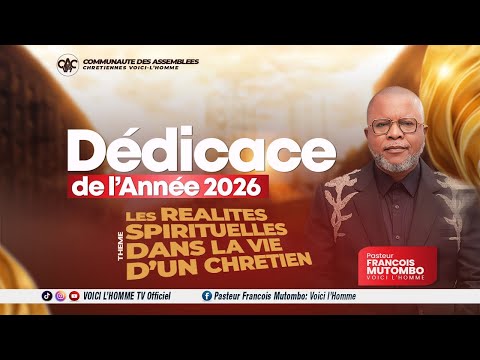 LES RÉALITÉS SPIRITUELLES DANS LA VIE D UN CHRÉTIEN AVEC LE PASTEUR FRANÇOIS MT MARDI 6 JAN 2026 
