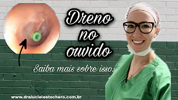 Como é feita a drenagem do ouvido?