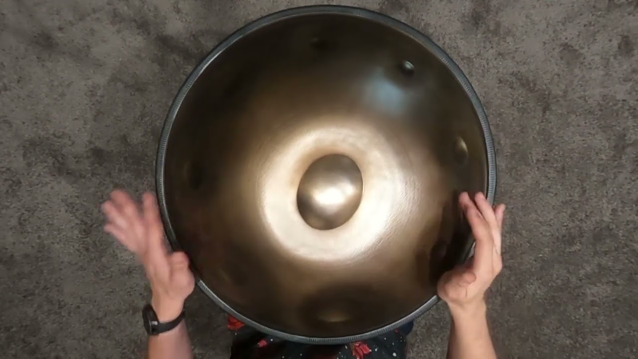 Handpan Overtone | Celtic C# AISI 430 steel - Sound test