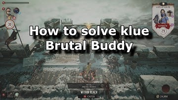 MK1 Invasions - How to solve klue Brutal Buddy in the Rampart mesa