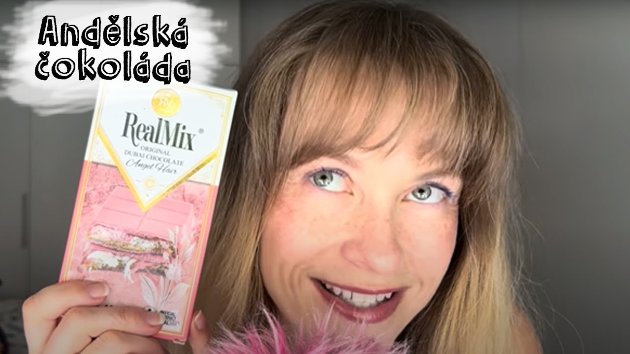 asmr cz ○○○  Ochutnáme andělskou dubajskou čokoládu s cukrovou vatou a povídám i o příjmu potravy