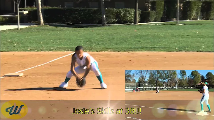 Josie Sinkeldam's Softball Skills Video - 2018 3B/...