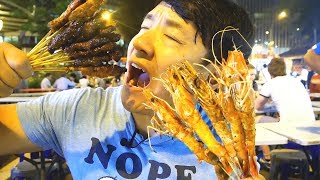 BBQ Satay Skewers & STINGRAY in Singapore