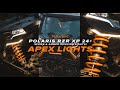 Polaris RZR XP 24+ White/Amber Apex Light Installation Walkthrough