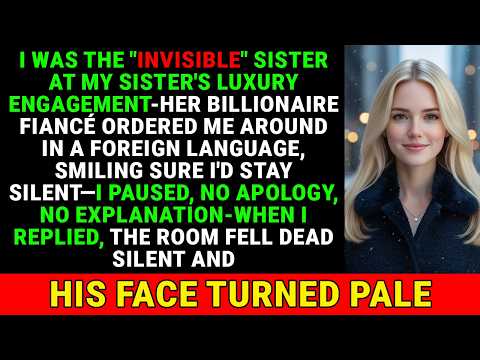 Sister’s Billionaire Fiancé Used a Foreign Language to Humiliate Me — My Reply Silenced the Room