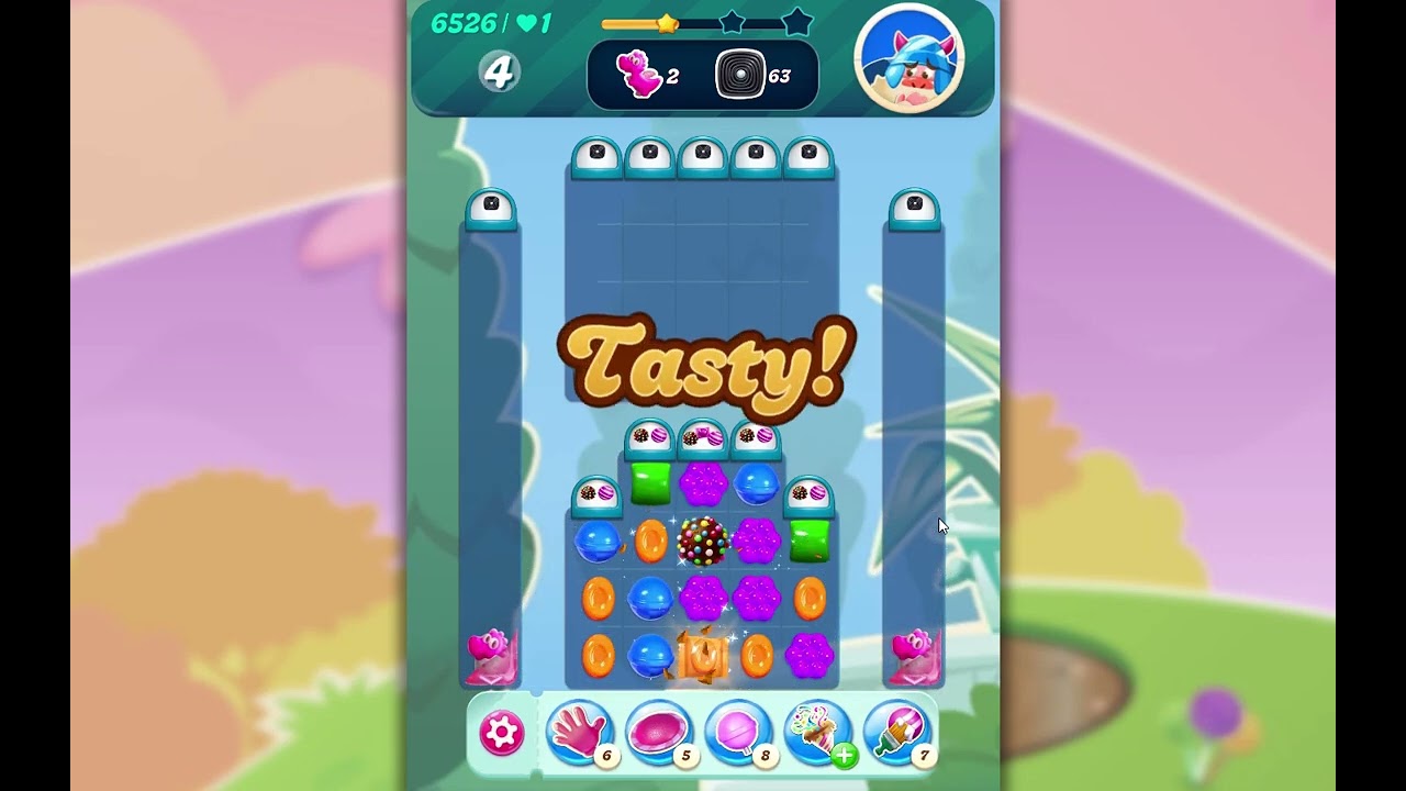 Candy Crush Saga Level 6526 - YouTube