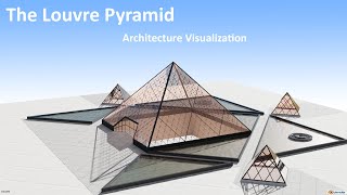 The Louvre Pyramid(pyramid du louvre) | Architecture Visualization