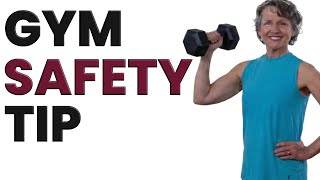 Gym Safety Tip for Seniors: How to Handle a Dumbbell on Rack