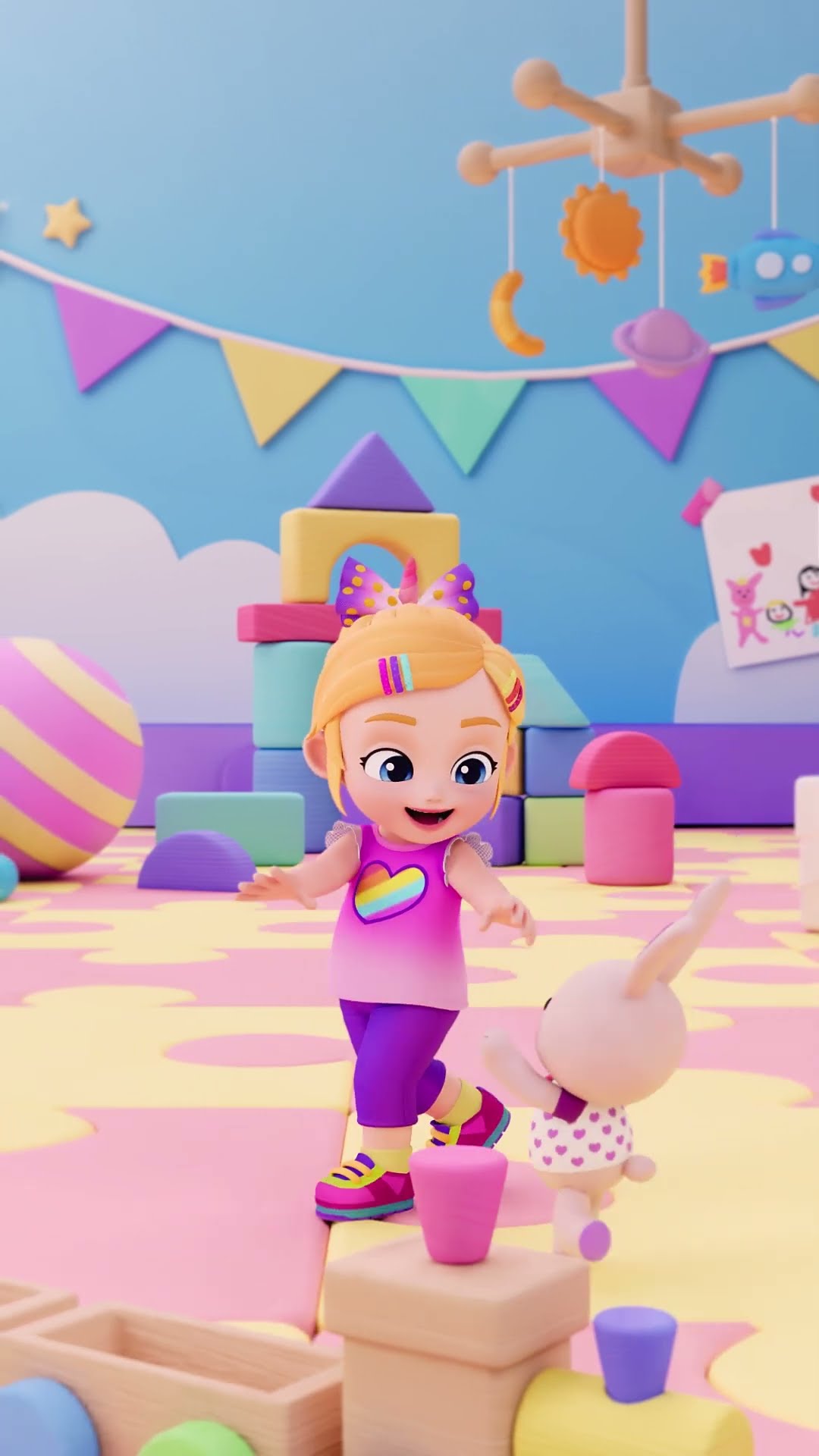 Bora Meets The Unicorn ? #bebefinn #shorts #kidssong