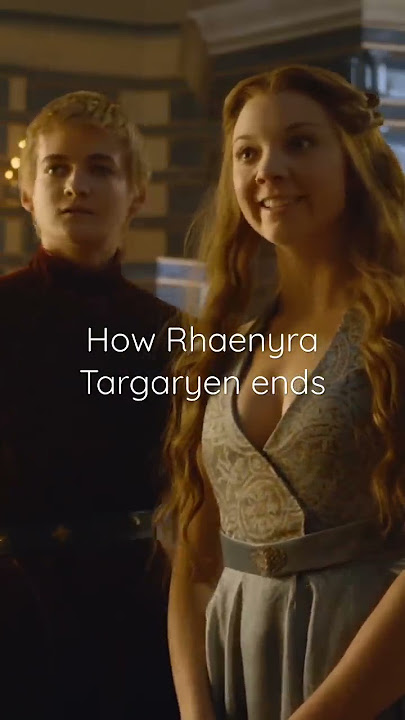 How Rhaenyra Targaryen died - Spoiler Alert