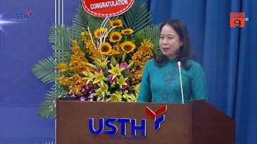 VTC9 đưa tin về lễ khai giảng năm học 2022-2023 của USTH