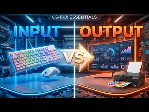 Input and Output Devices | CS100 Hazara University | Nimra Zahoor | 301-261063
