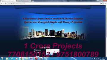 Cloud Based Approximate Constrained Shortest Distance Queries Over Encrypted Graphs With Privacy