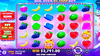SWEET BONANZA XMAS SLOT PAYS GOOD! (FortuneJack)