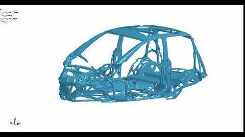 BIW Topology for Front Crash loadcase using LS Tasc
