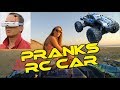 PRANKS RC CAR  BEACH FPV  TRAXXAS X-MAXX VIDEO GAGS