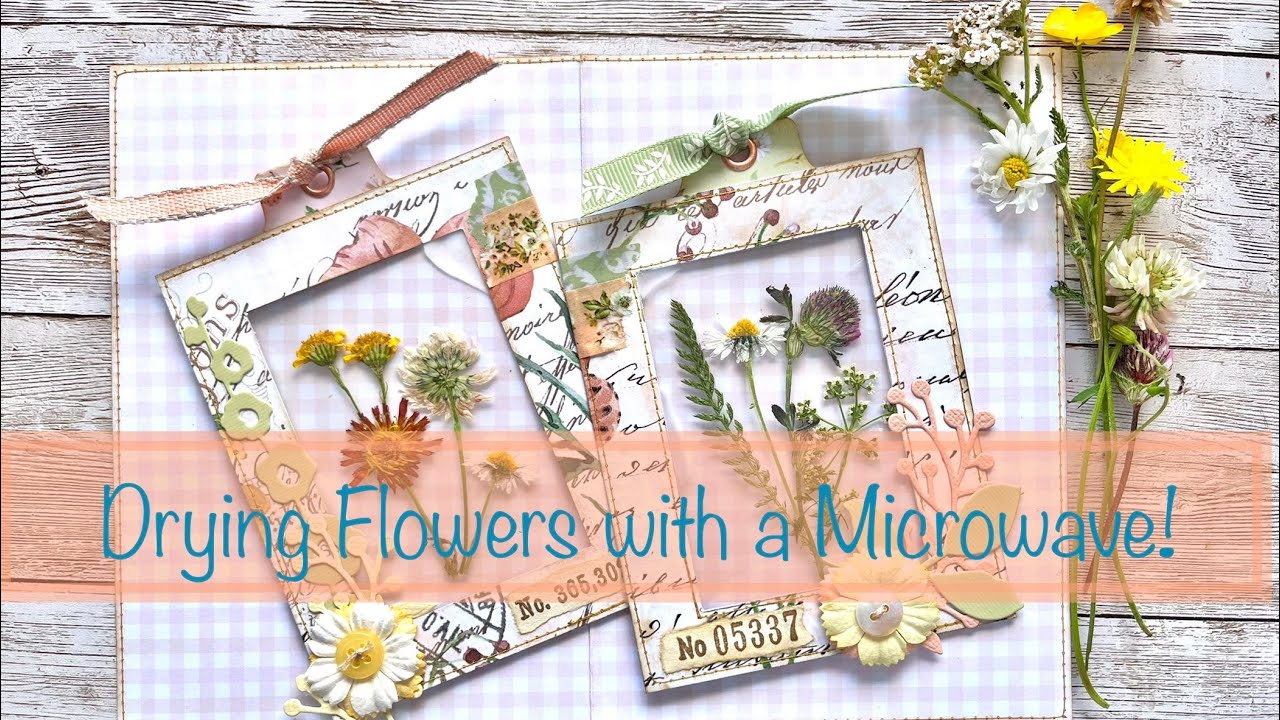 Давайте сушим цветы в микроволновке!