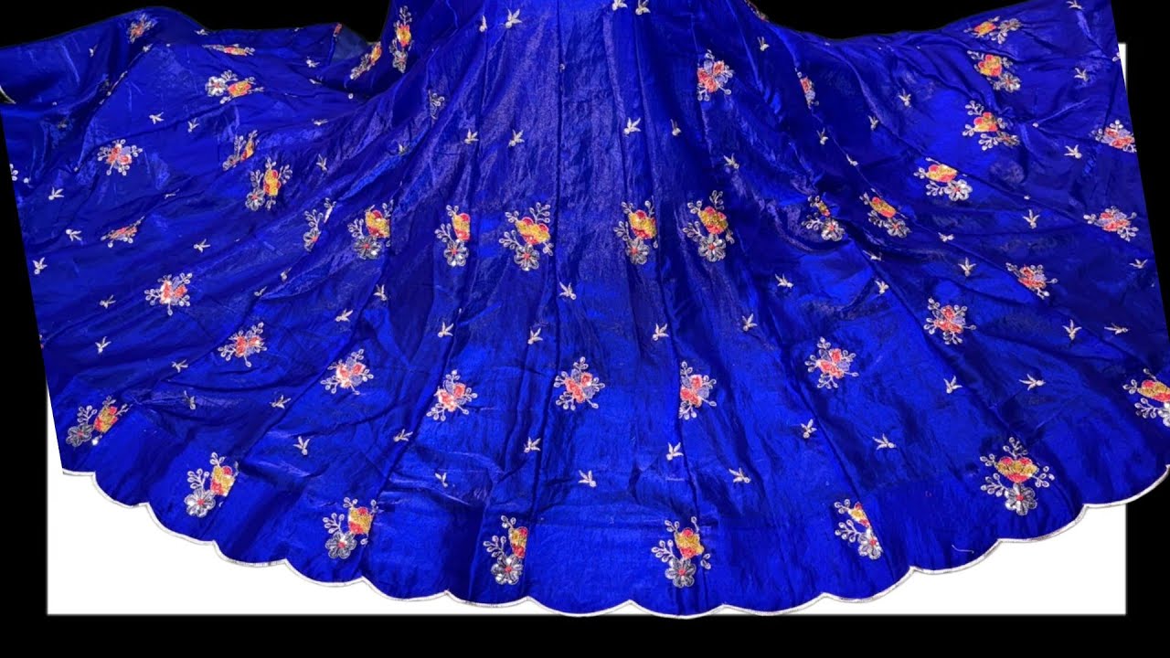  इतने सुंदर Heavy D-Cut Lacha पहले नहीं देखे होंगे 😍 Can-Can के साथ 3 पीस सेट ओडर न 7056498486