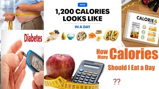 Diabetes diet plan 1200 calories | How to count own calories daily | Indian meal plan veg non veg|