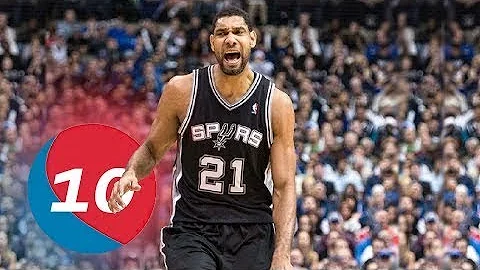 Tim Duncan Top 10 Plays of Career