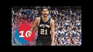 Tim Duncan Top 10 Plays of Career