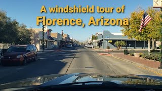 A short windshield tour of Florence, Arizona.