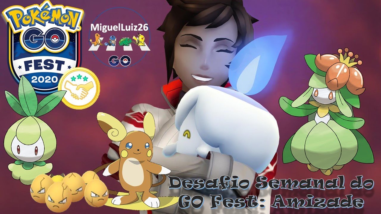 Festival Pokémon GO Desafio de Amizade 2020 | GO Fest Weekly Challenge: Friendship | Petilil | 020