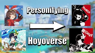 Drawing Genshin Impact characters in the Persona 5 art style
