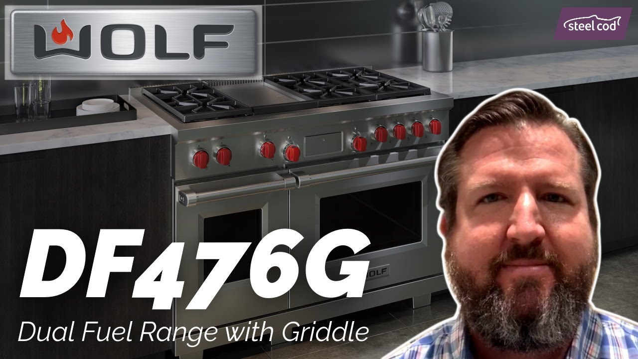 Wolf Kitchen Appliances 60 RANGE w/DOUBLE GRIDDLE DF606CG