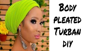 Pleated Turban, see and hear the secret to make this turban