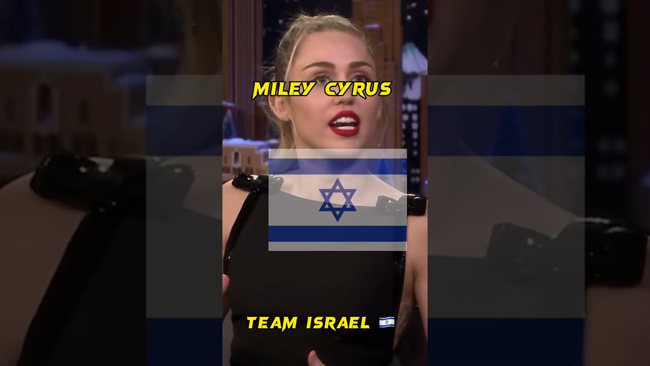 Celebrities who support Palestine  and Israel 