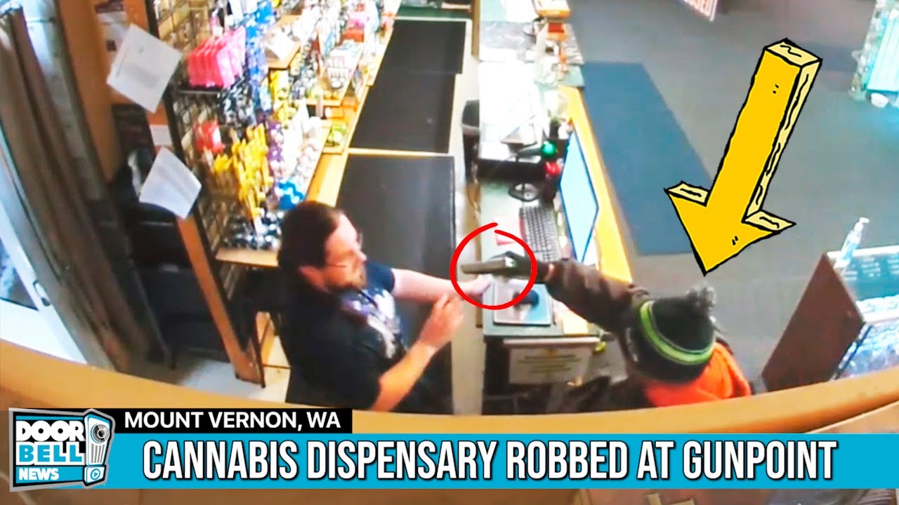 Cannabis Dispensary Robbed at Gunpoint (Caught on Ring Cam) YouTube