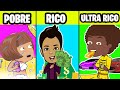 Diferencias entre vida de rico vs pobre vs ultra rico