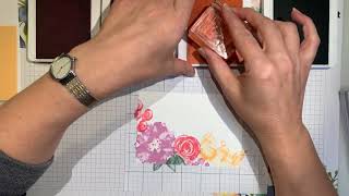 Stampin’Up! Artistically Inked and Big Wishes.