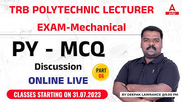 How to Prepare for The TRB Polytechnic Lecturer | Mechanical Exam | Classes Starting on 31st July #9