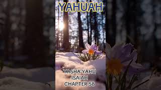 YASHA’YAHU ISAIAH CHAPTER 58 BYNV