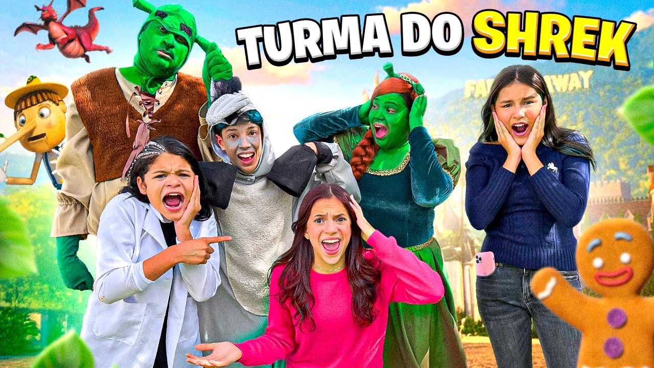 VIRAMOS A TURMA DO SHREK (mundo da Jessica Sousa )￼