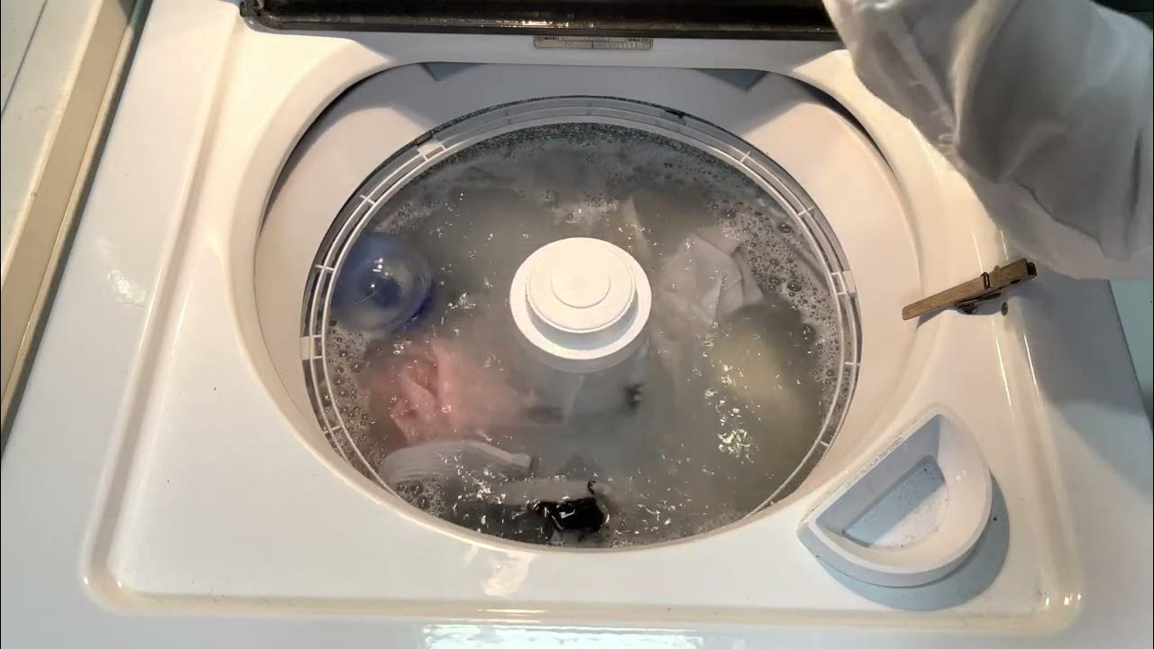 Whirlpool Direct Drive Washing A Large Load of Whites YouTube