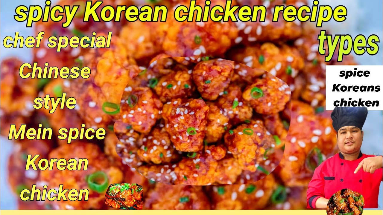 #Chinese #style #Mein korean fried chicken /spicy korean Chicken fry ...