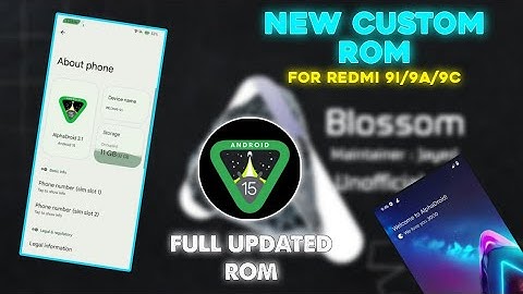 HOW TO INSTALL ANDROID 15 IN REDMI PHONE || ANDROID 15 CUSTOM ROM UPDATED FOR REDMI 9i / REDMI 9A