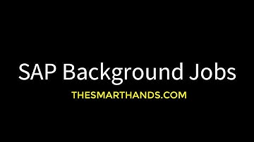 SAP Background Jobs