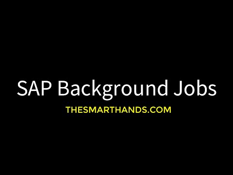 SAP Background Jobs