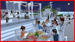 Wedding Restaurant on the Beach || SAKURA School Simulator